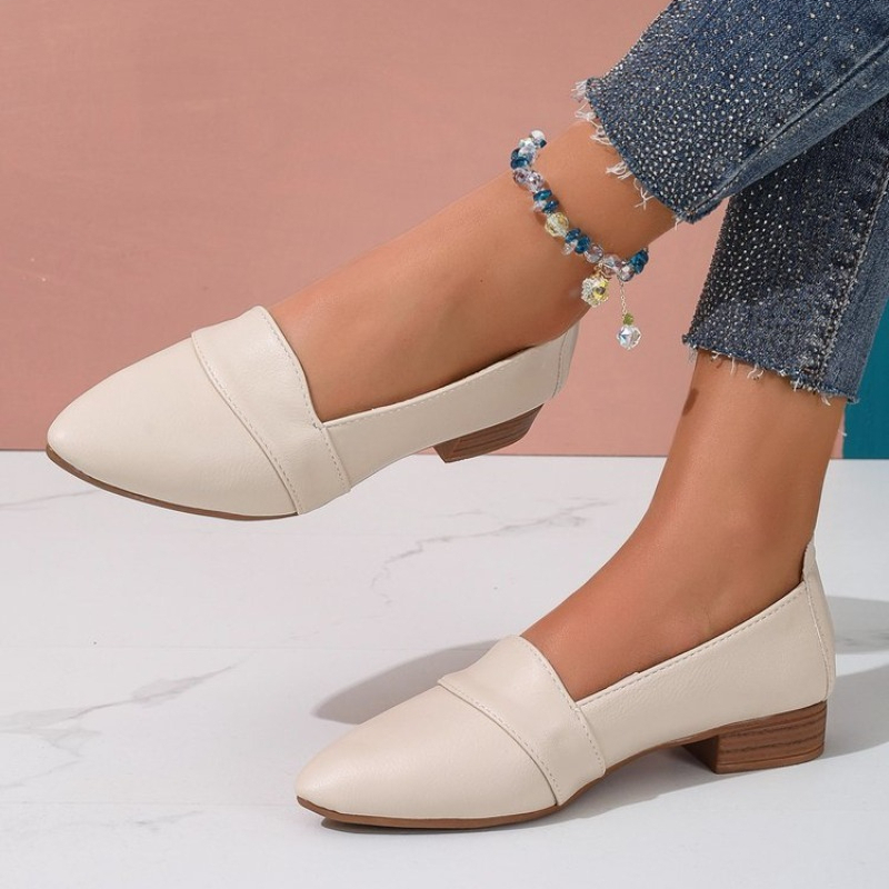 Sandals - Scarpe slip-on da donna, piatte, tinta