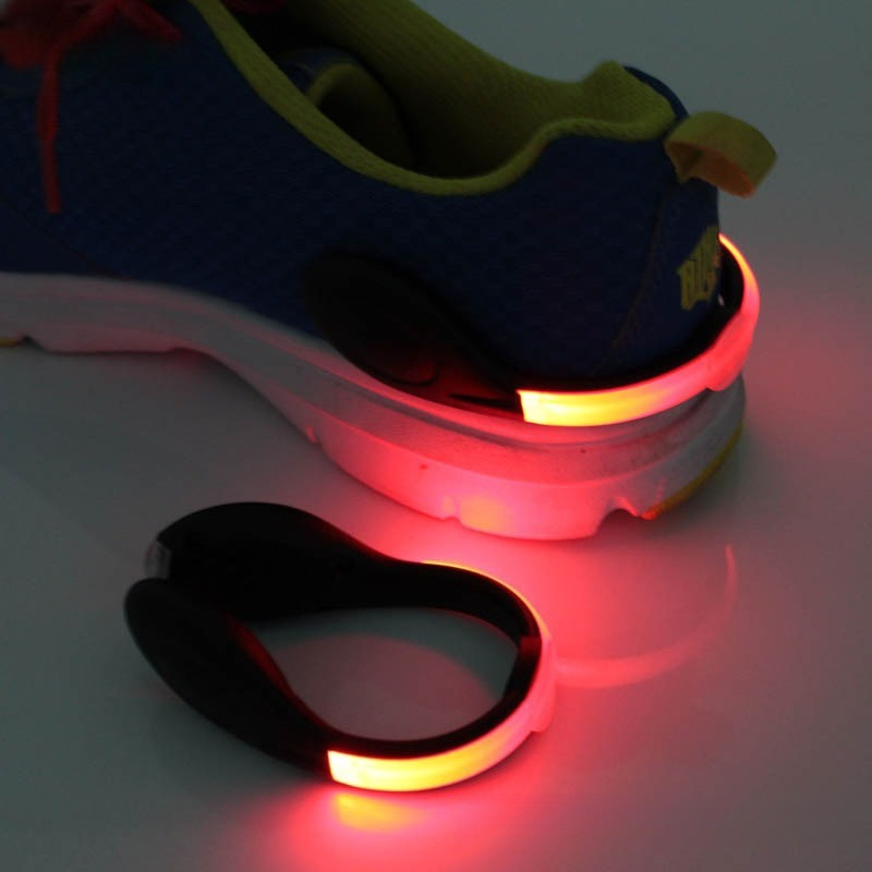 Reflective Night Running Shoes - 1 pezzo Luce LED Riflettente per