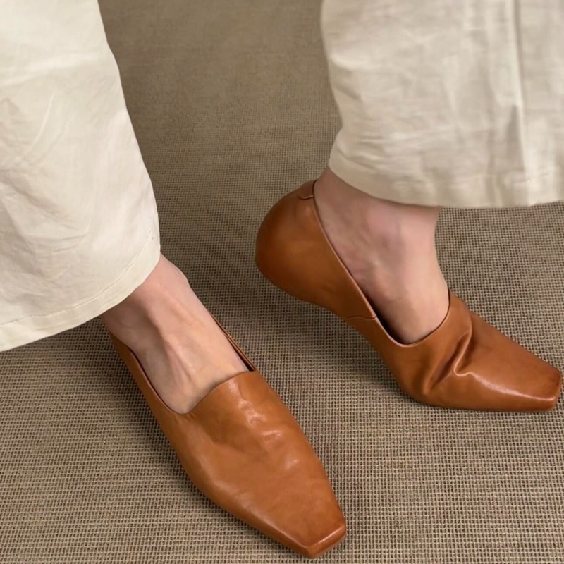 Heels - Mocassini Retrò da Donna, Slip-on Stile